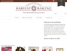 Tablet Screenshot of harvestbaking.net